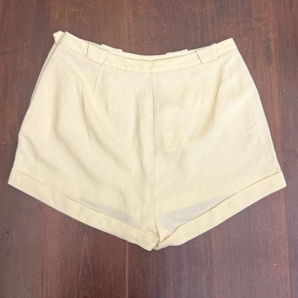 NWT DÔEN Avon Cuffed Hem Sailor Shorts in Limonita Size 6 - Picture 6 of 14